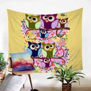 A Parliament Of Owls SW0528 Tapestry