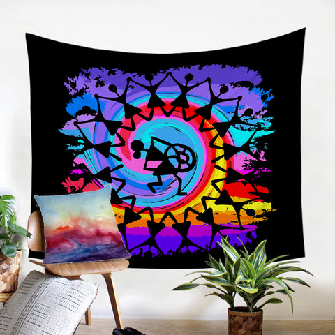 Image of African Dance SW0536 Tapestry