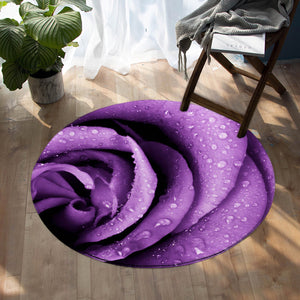 Purple Rose SW0625 Round Rug