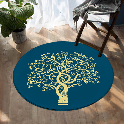 Image of Tree Of Life SW0626 Round Rug