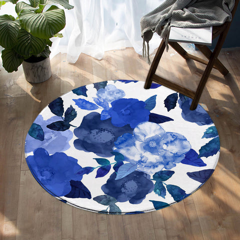 Image of Cool Flowers SW0629 Round Rug