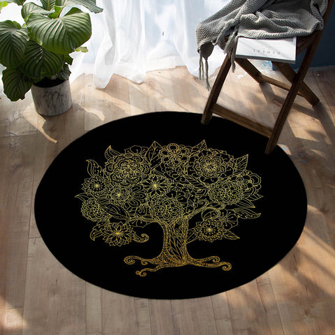 Image of Grand Tree Of Life SW0631 Round Rug