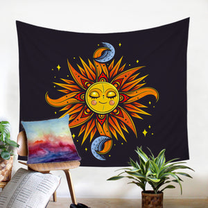 Characterized Sun & Moon SW0635 Tapestry