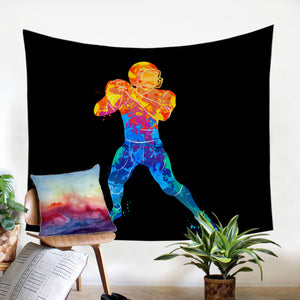 Football Player SW0638 Tapestry