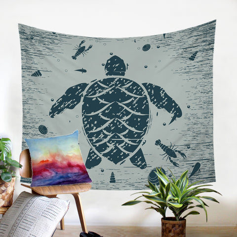 Image of Turtle Impression SW0647 Tapestry