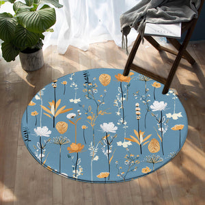 Flora Almanac Autumn SW0650 Round Rug