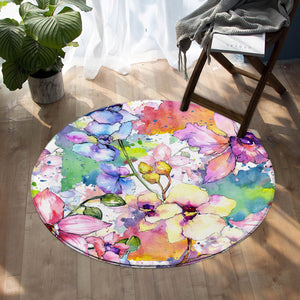 Colorful Garden SW0666 Round Rug