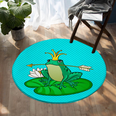 Image of Frog Prince SW0674 Round Rug