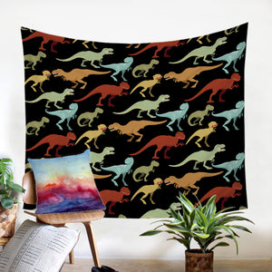 T-rex Shadows SW0676 Tapestry