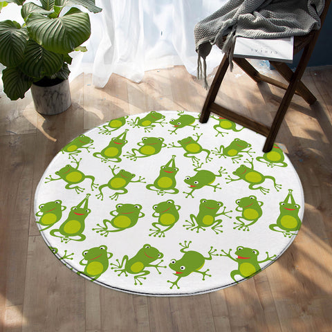 Image of Frog Kingdom SW0757 Round Rug