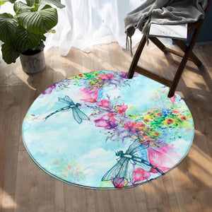 Dragonflies SW0763 Round Rug