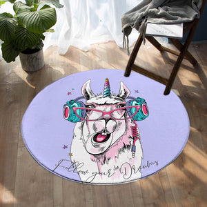 Dream Llama SW0742 Round Rug