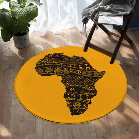 Image of Africa SW0831 Round Rug