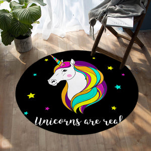 Unicorns Are Real SW0844 Round Rug