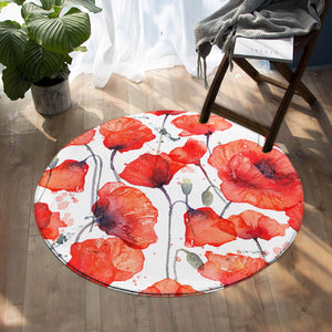 Bright Blossoms SW0849 Round Rug