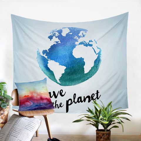 Image of Save The Planet SW0854 Tapestry