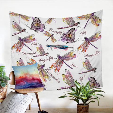 Image of Dragonflies SW0857 Tapestry