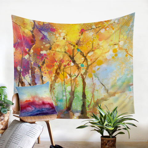 Image of Fall Forest SW0858 Tapestry