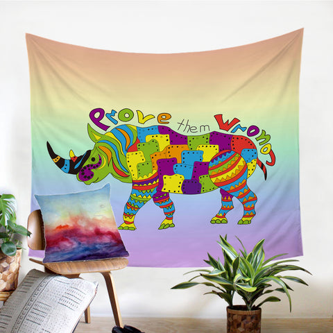 Image of Rhino SW0859 Tapestry