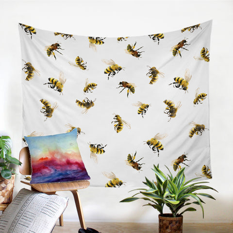 Image of Bee SW0860 Tapestry