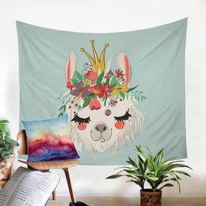 Llama Queen SW0868 Tapestry
