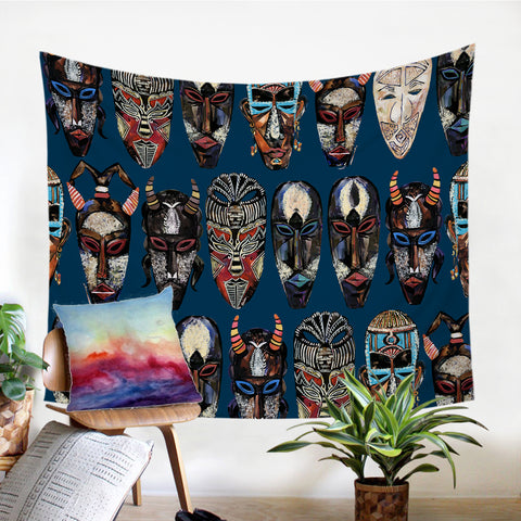 Image of Mask SW0874 Tapestry