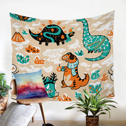 Image of Cozy Dino SW0876 Tapestry