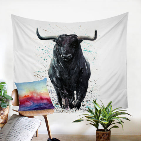 Image of Mighty Bull SW0877 Tapestry