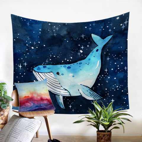 Image of Space Whale SW0883 Tapestry