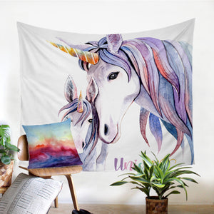 Unicorn Family SW0885 Tapestry