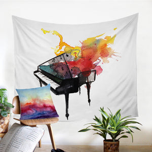 Colorful Piano SW0988 Tapestry