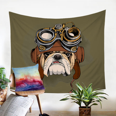 Image of Tough Pug SW0994 Tapestry