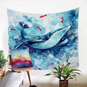 Huge Whale SW0999 Tapestry