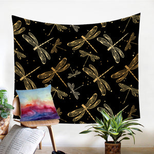 Glided Dragonflies SW1006 Tapestry