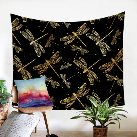 Image of Glided Dragonflies SW1006 Tapestry