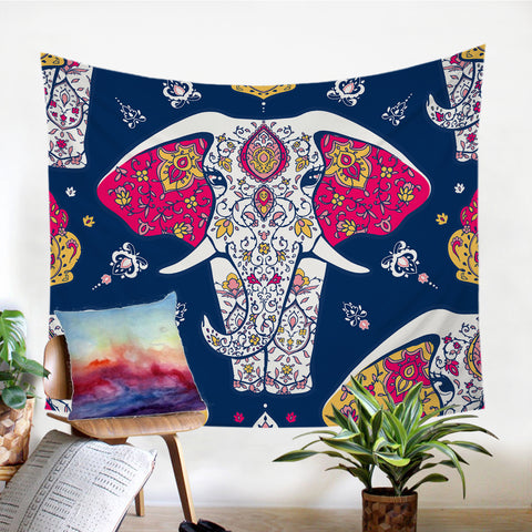 Image of Ritual Elephant SW1009 Tapestry