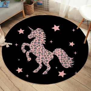 Starry Unicorn SW1201 Round Rug