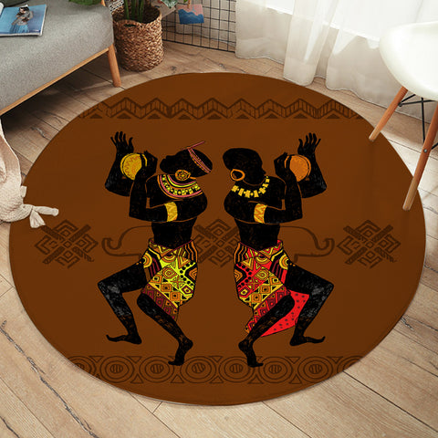 Image of Ritual Dance SW1292 Round Rug