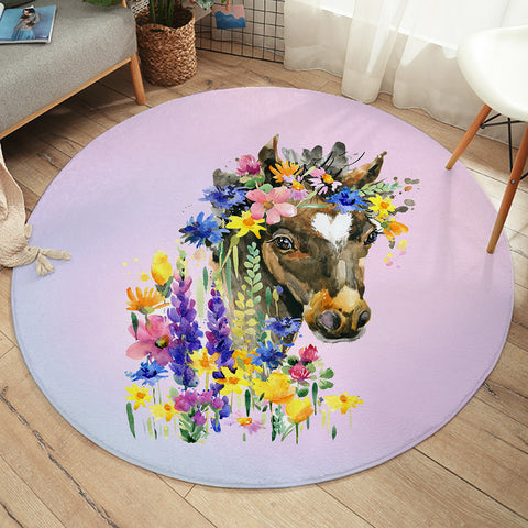 Image of Ms Pony SW1301 Round Rug