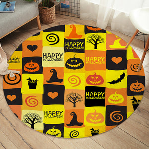 Halloween Icons SW1360 Round Rug