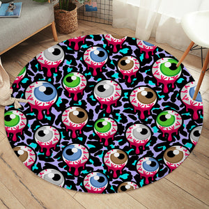 Eyeballs SW1366 Round Rug