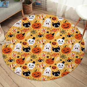 Halloween Icons SW1369 Round Rug