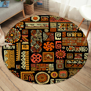 Ancient Patterns SW1396 Round Rug