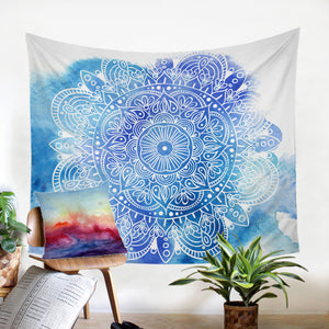 Aqua Mandala SW1500 Tapestry