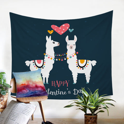 Image of Llama Love SW1506 Tapestry