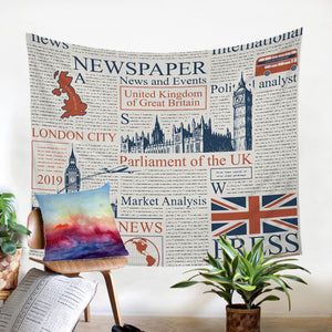 British Newspaper SW1508 Tapestry