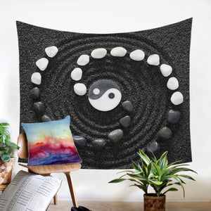 Yin Yang Pebbles SW1538 Tapestry