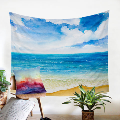 Image of Calm Beach SW1541 Tapestry