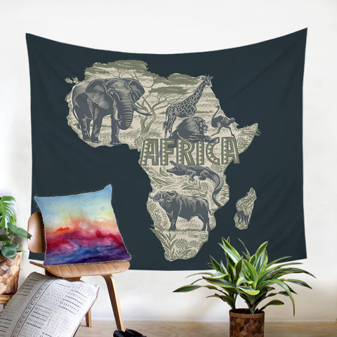 Image of Africa Fauna SW1543 Tapestry