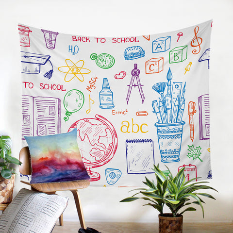 Image of School Supplies SW1547 Tapestry